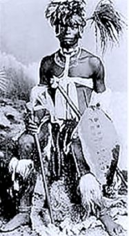 African Worior Shakazulu